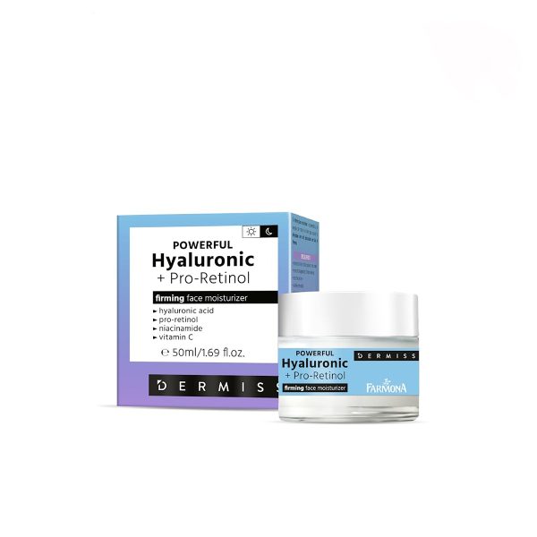 Farmona Dermiss: Powerful Hyaluronic + Pro-Retinol Firming Face Moisturizer - Image 2