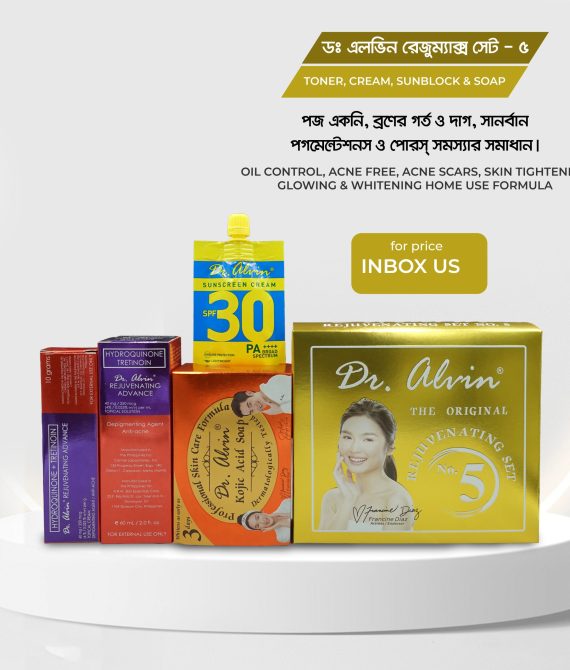 Dr. Alvin® Rejuvenating Set #5 – Advanced Anti-Aging Skincare Kit