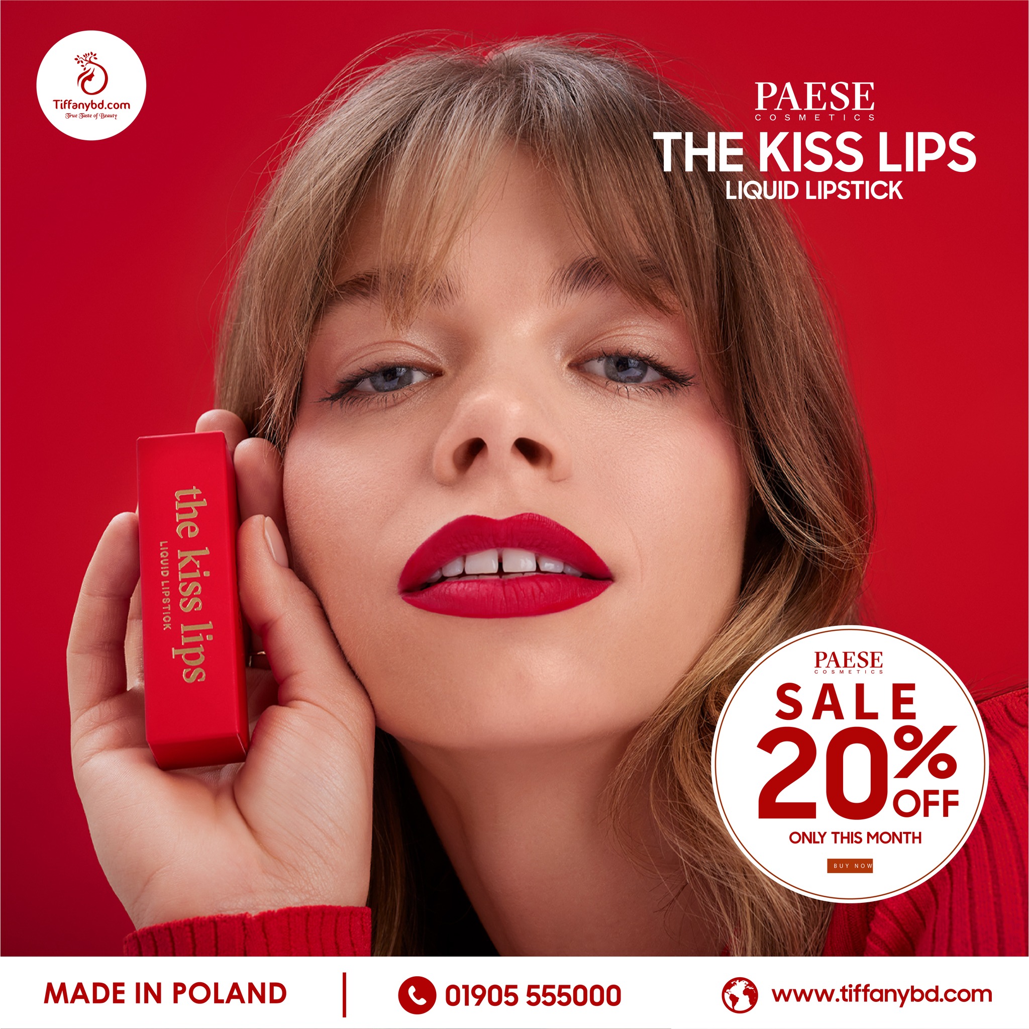 পায়েসে The Kiss Lips লিকুইড লিপস্টিক – এখন ২০% ছাড়ে!